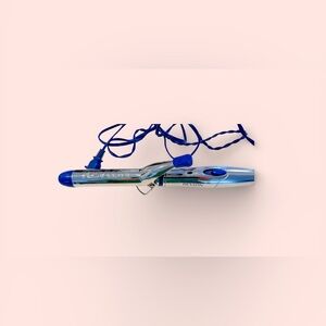 Revlon 1" Ceramic Curling Iron - Royal Blue & Silver - Great Condition